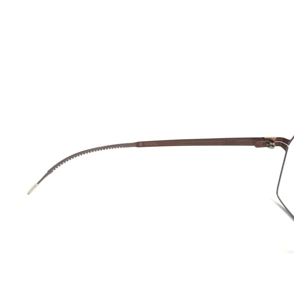 lool Eyewear Eyeglasses Frames HEXIA BXPK Matte Brown Pink Hexagonal 53-16-137